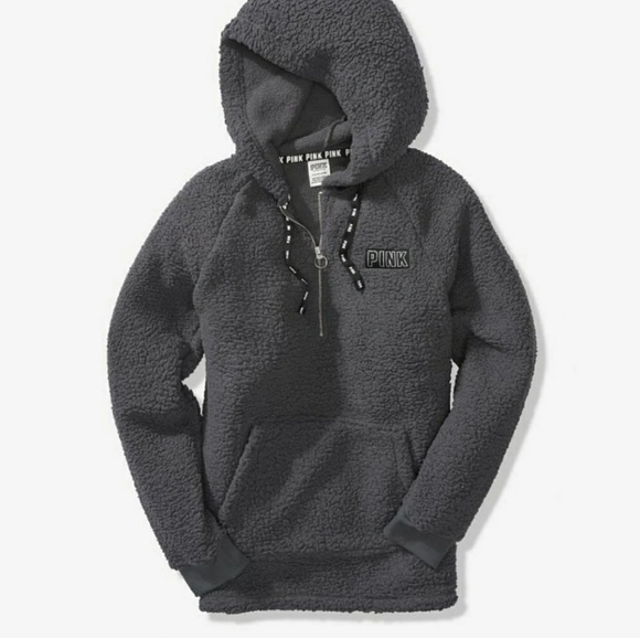 💢SOLD💢Pink victoria's secret Sherpa Sweater - Picture 2 of 3